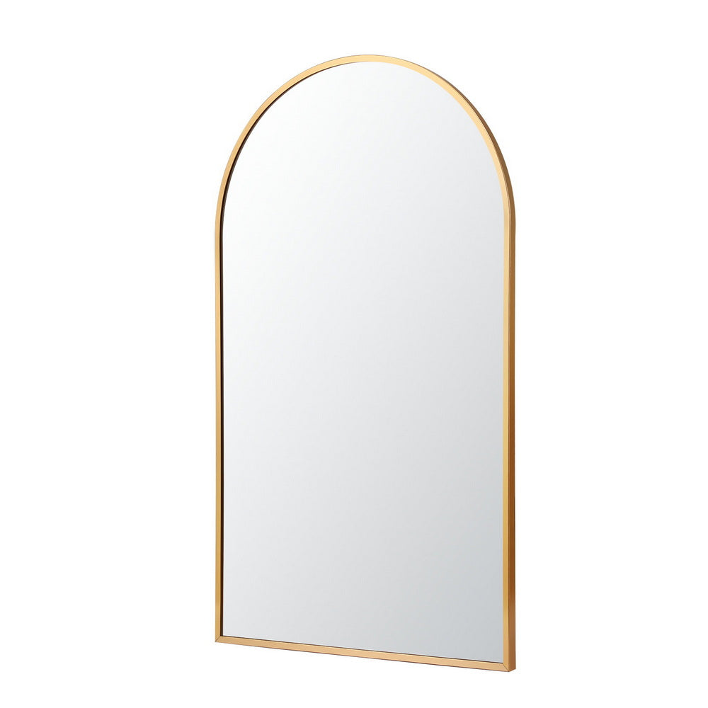 Embellir 86x50cm Arched Wall Mirror Vanity Makeup Home Decor.