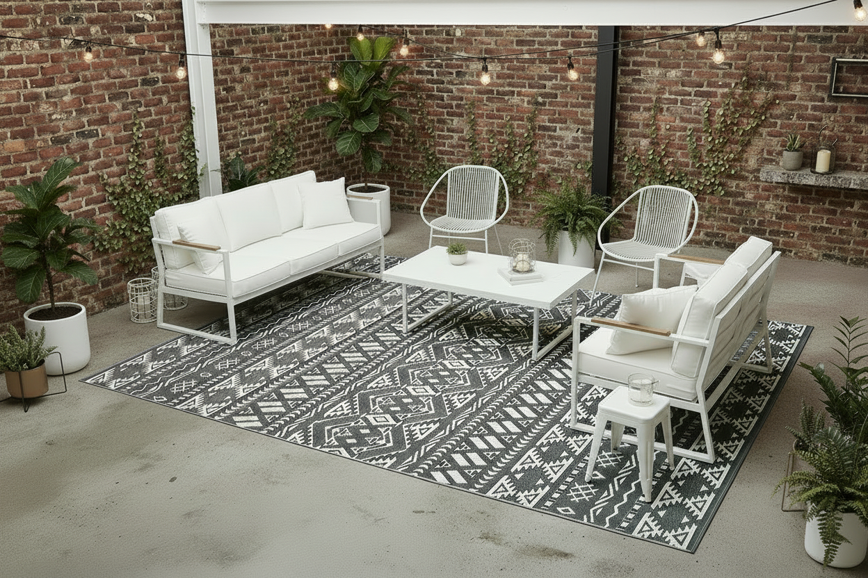 XL Lambert Reversible Outdoor Rug - 274x366cm