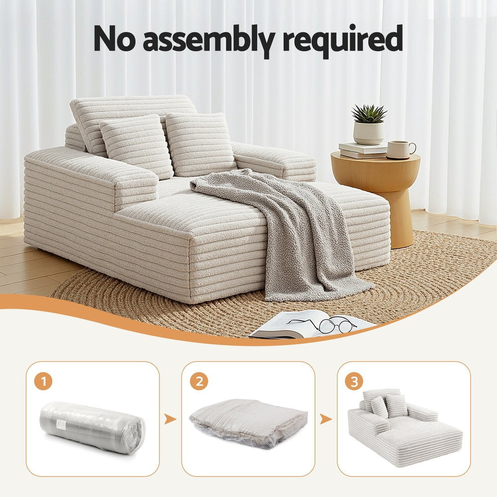 Artiss Sofa Bed Lounge Recliner Couch
