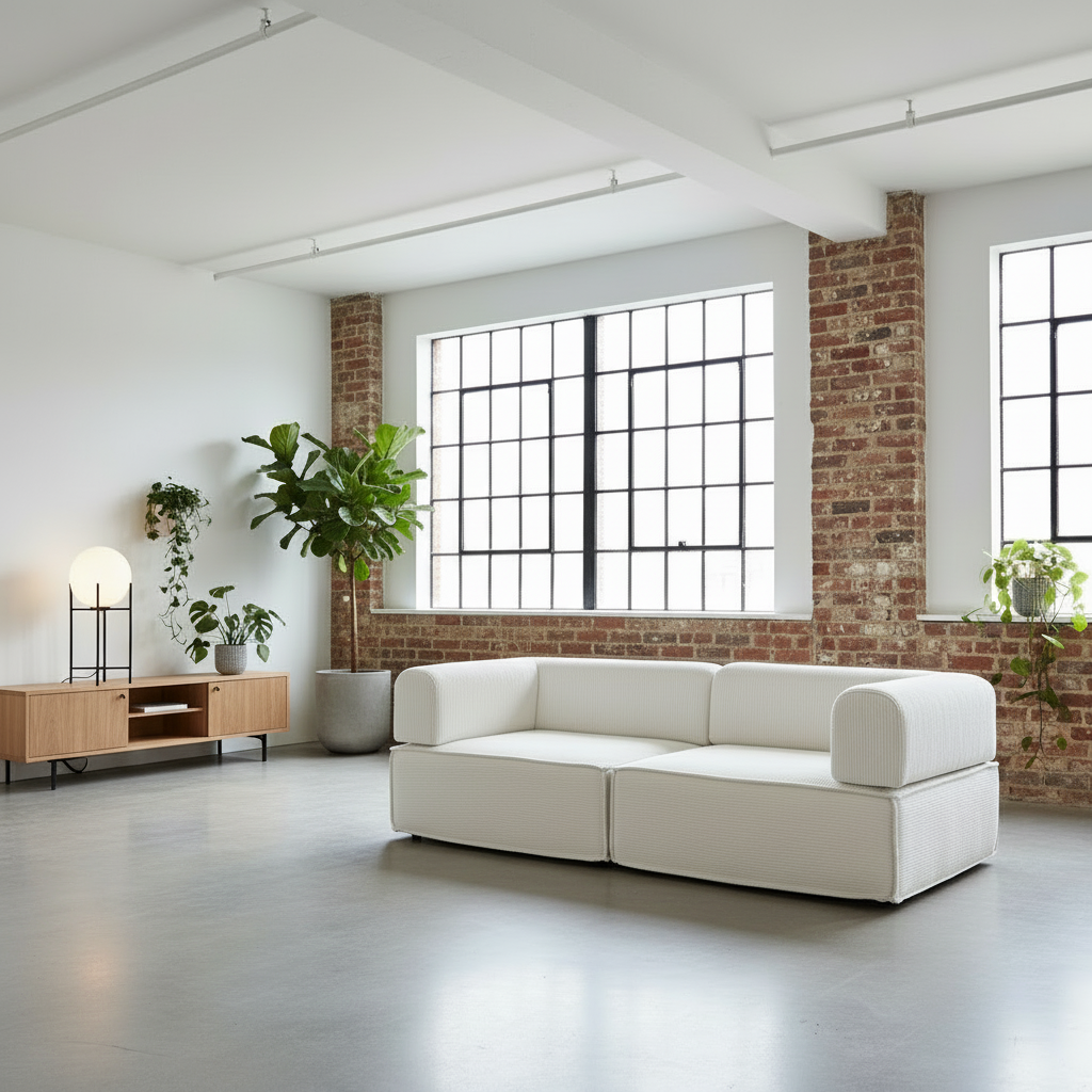 Hazel Beige Folding Sofa Bed