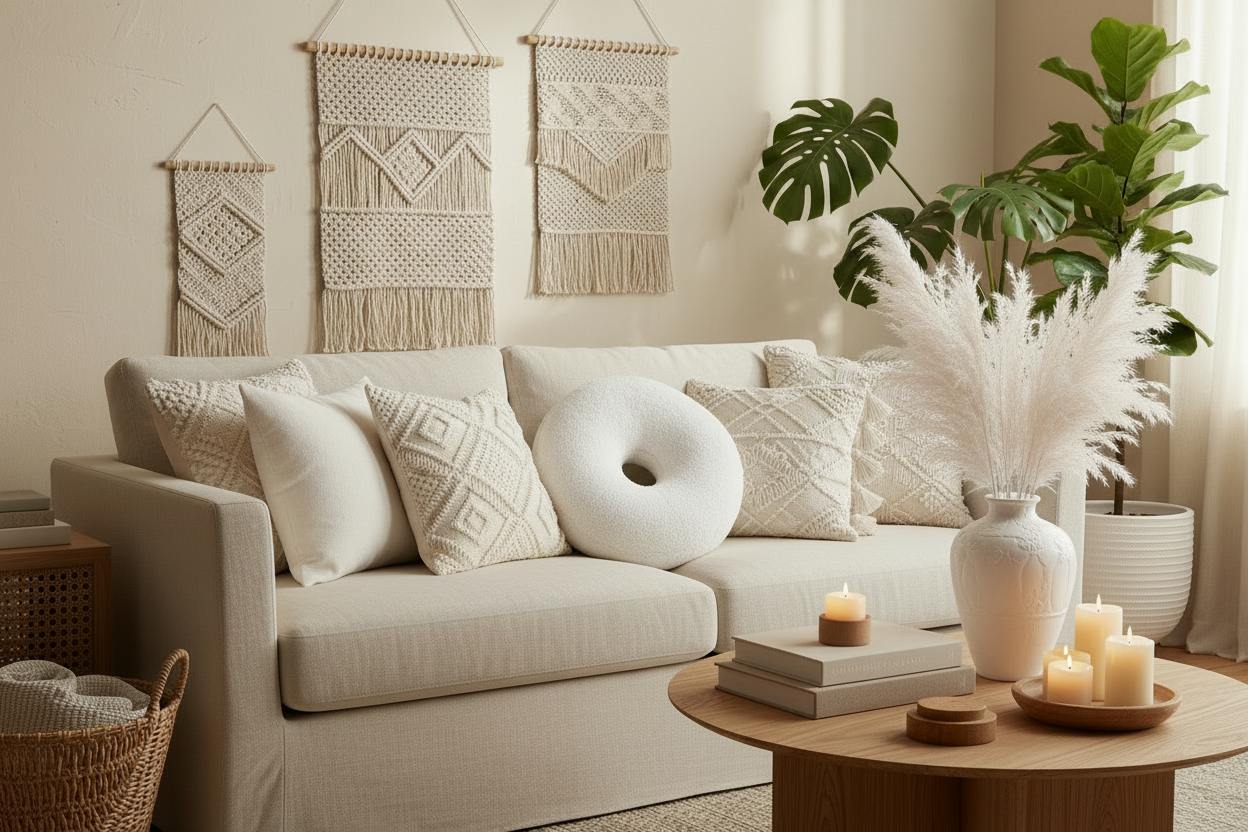 Nordic Style Velvet Pillow