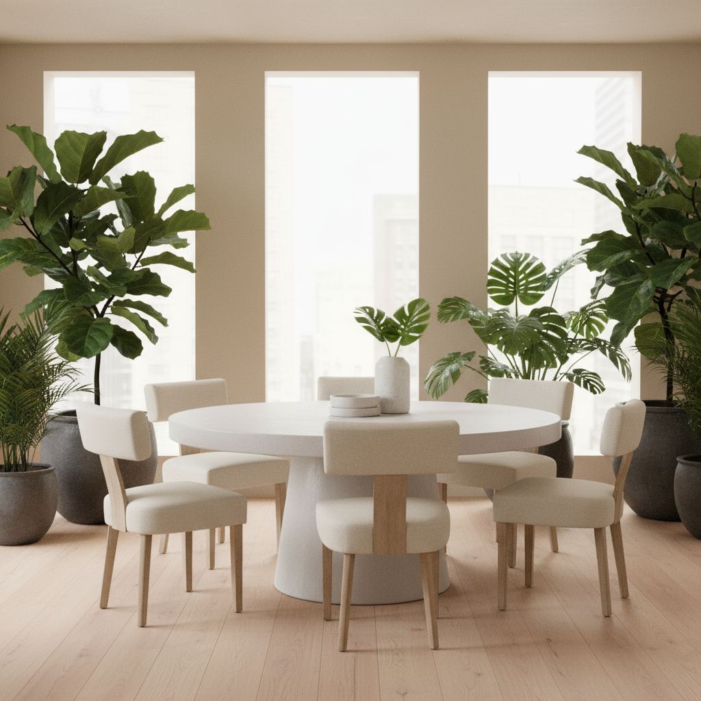 Kendra Set of 2 Dining Chairs In Beige Linen Fabric With Wood The Nest Trading Company