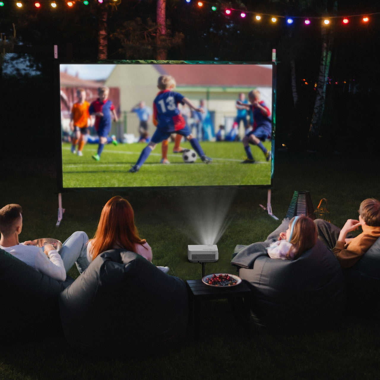 Laser 1080P Outdoor Cinema Bundle 144 Inch The Nest Trading Company