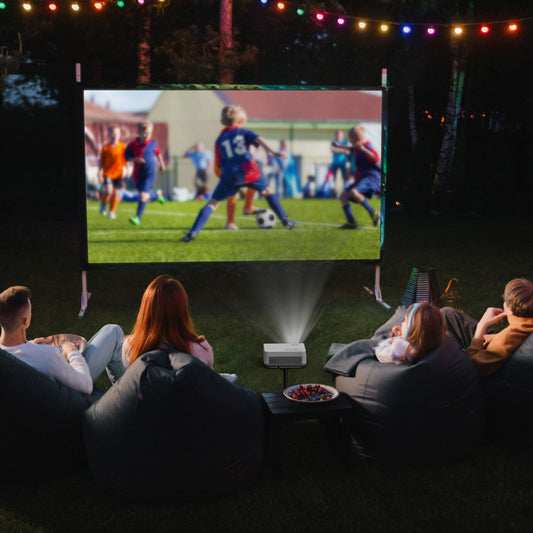 Laser 1080P Outdoor Cinema Bundle 144 Inch The Nest Trading Company