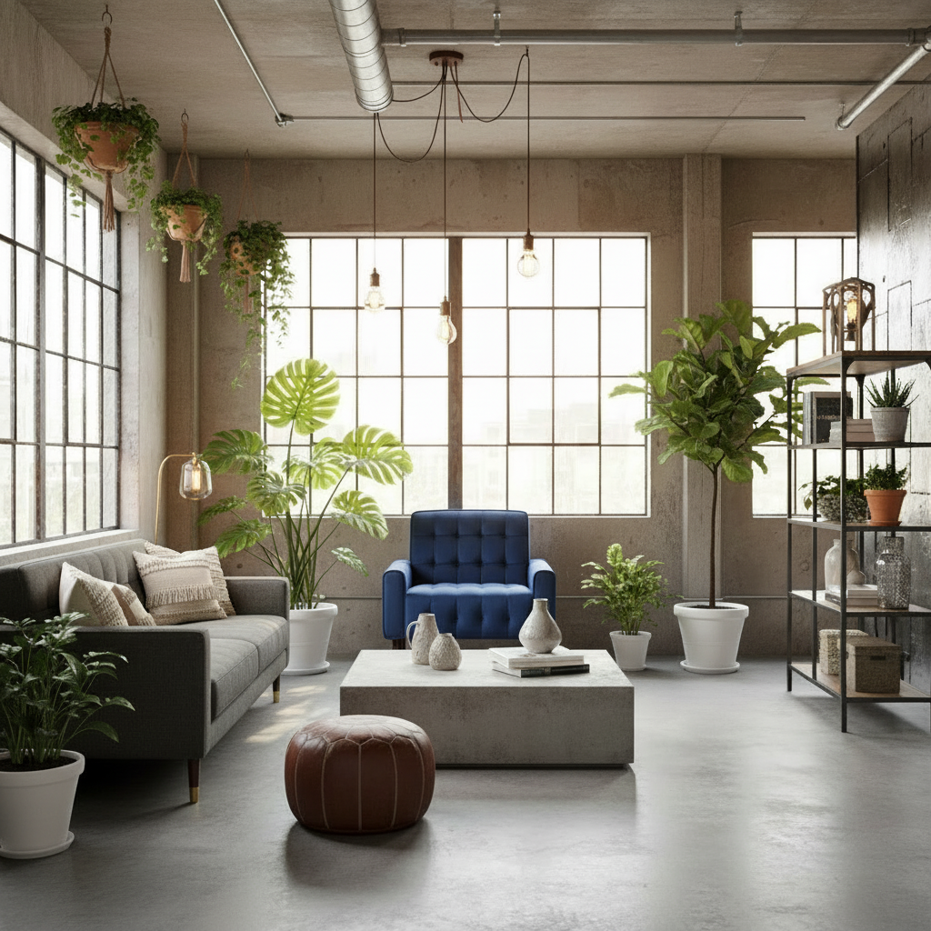 Lewisham Navy Blue Tufted Velvet Armchair