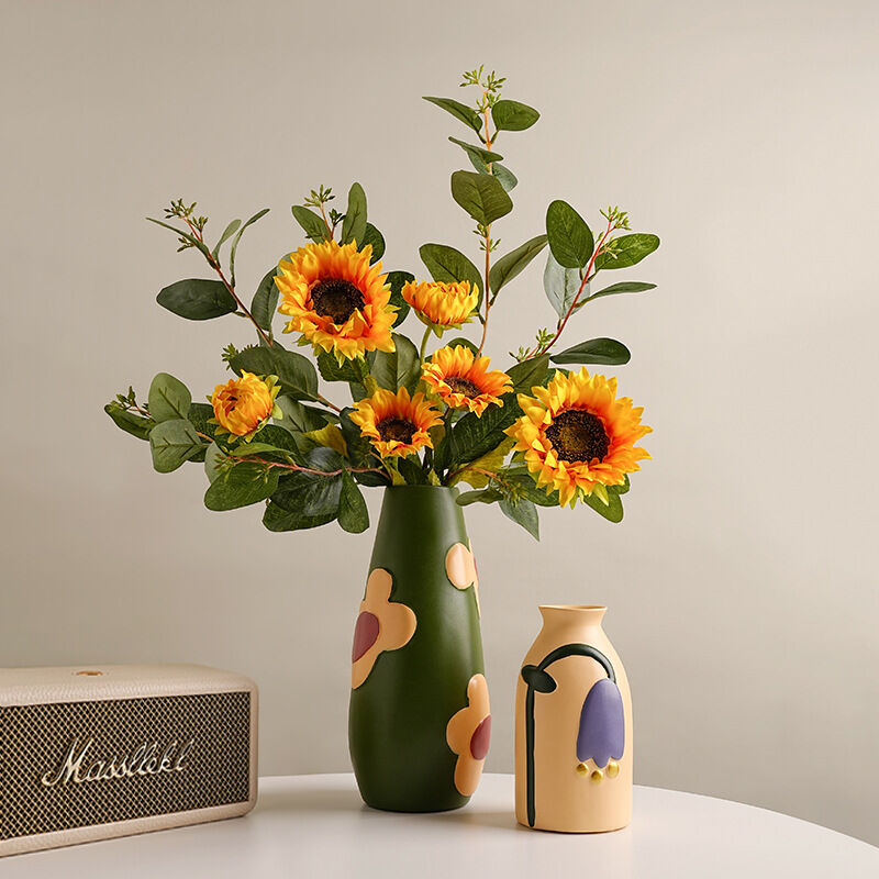 Morandi Painted Ceramic 3 Piece Vase Set – Modern Home Decor for Flowers | Other Luxury Styles in Store