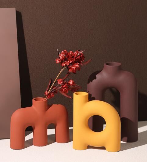 Tubular Letter Vase Set Of 3