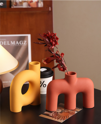 Tubular Letter Vase Set Of 3