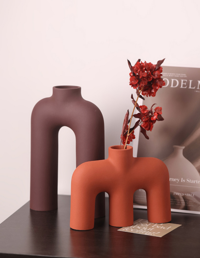 Tubular Letter Vase Set Of 3