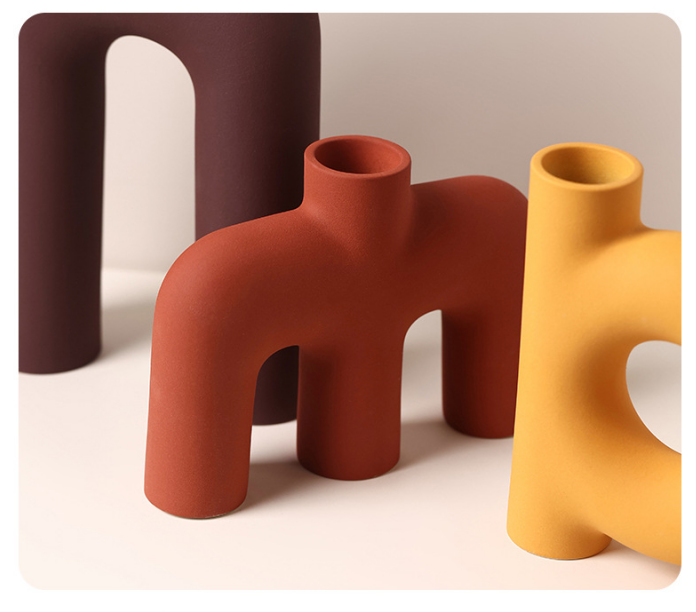Tubular Letter Vase Set Of 3
