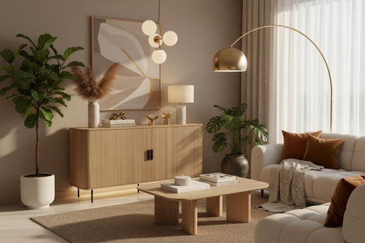 Florence 2 Door Buffet Oak Sideboard