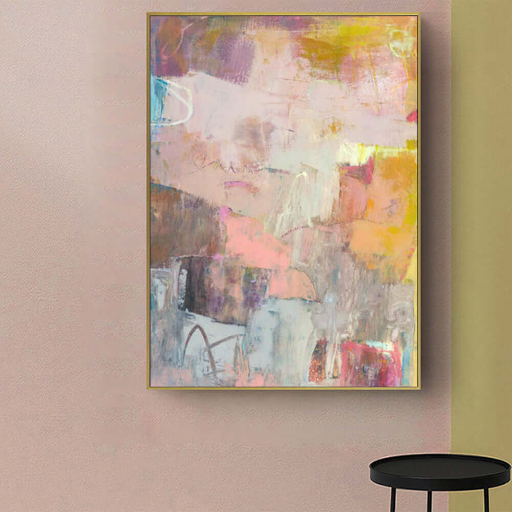 Lann II Wall Art 100cmx150cm Gold Frame Canvas.
