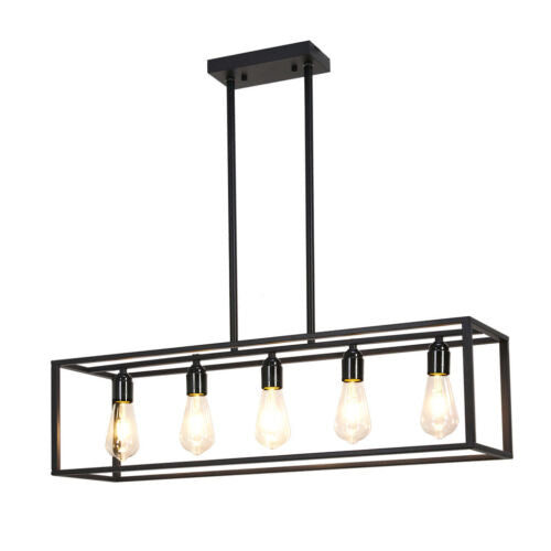 Interior Ave - Industrial 5 Light Chandelier.