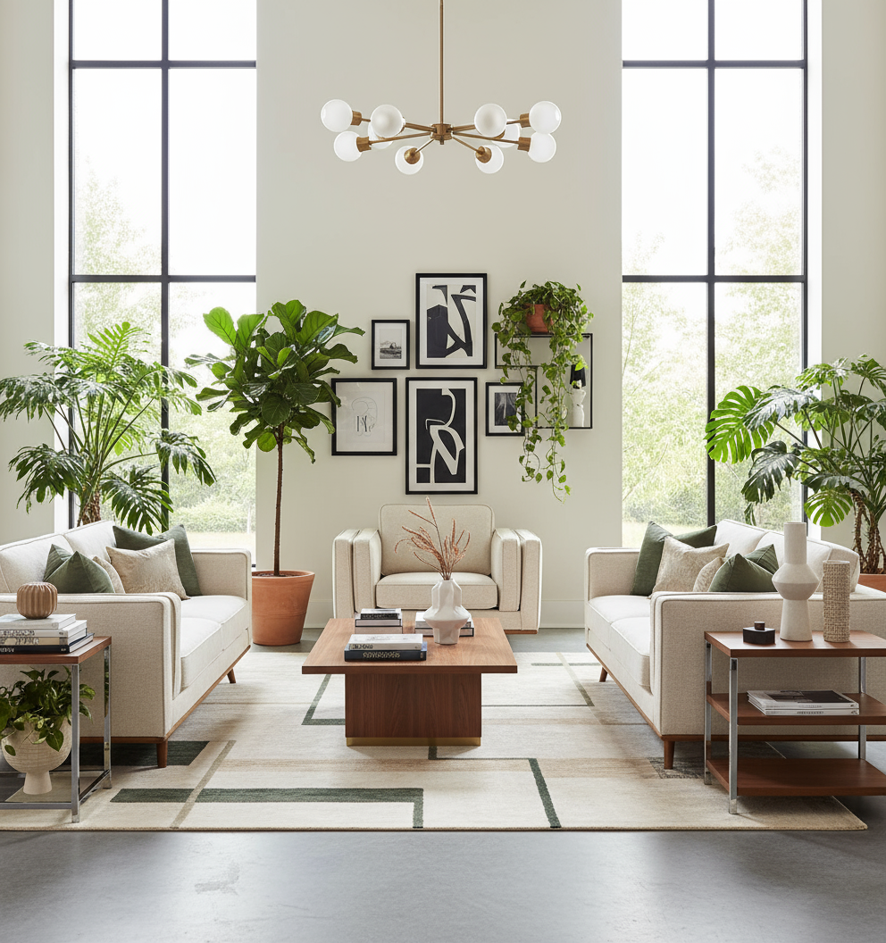 Alexandra Single Seater Armchair Sofa Modern Lounge Accent Chair in Beige Fabric with Wooden Frame The Nest Trading Company