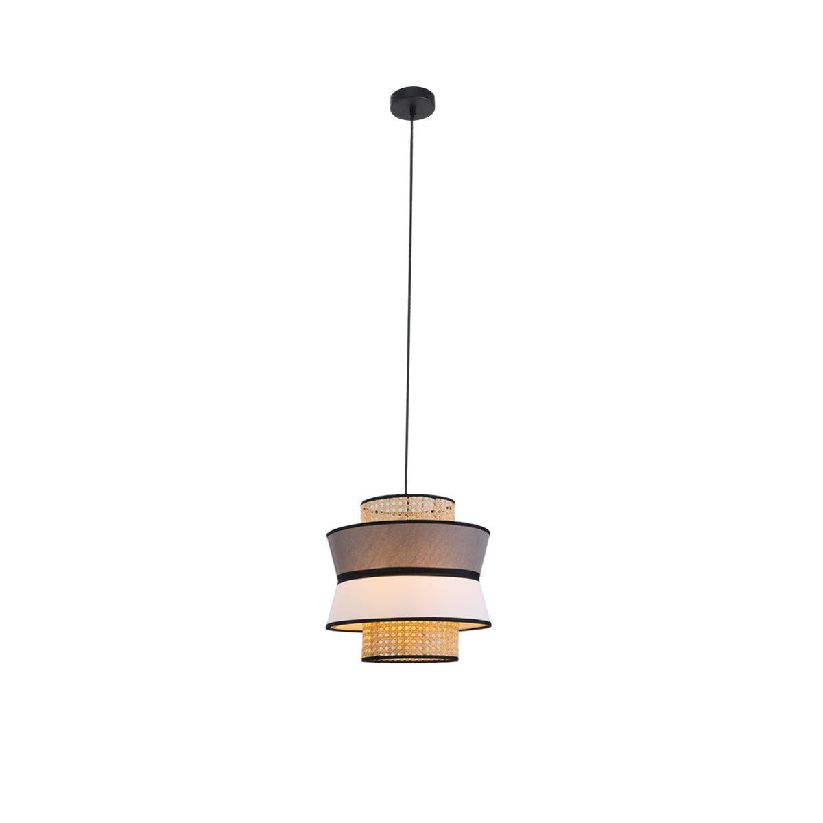 Vaclava Rattan Pendant Light – Handwoven Natural Elegance.
