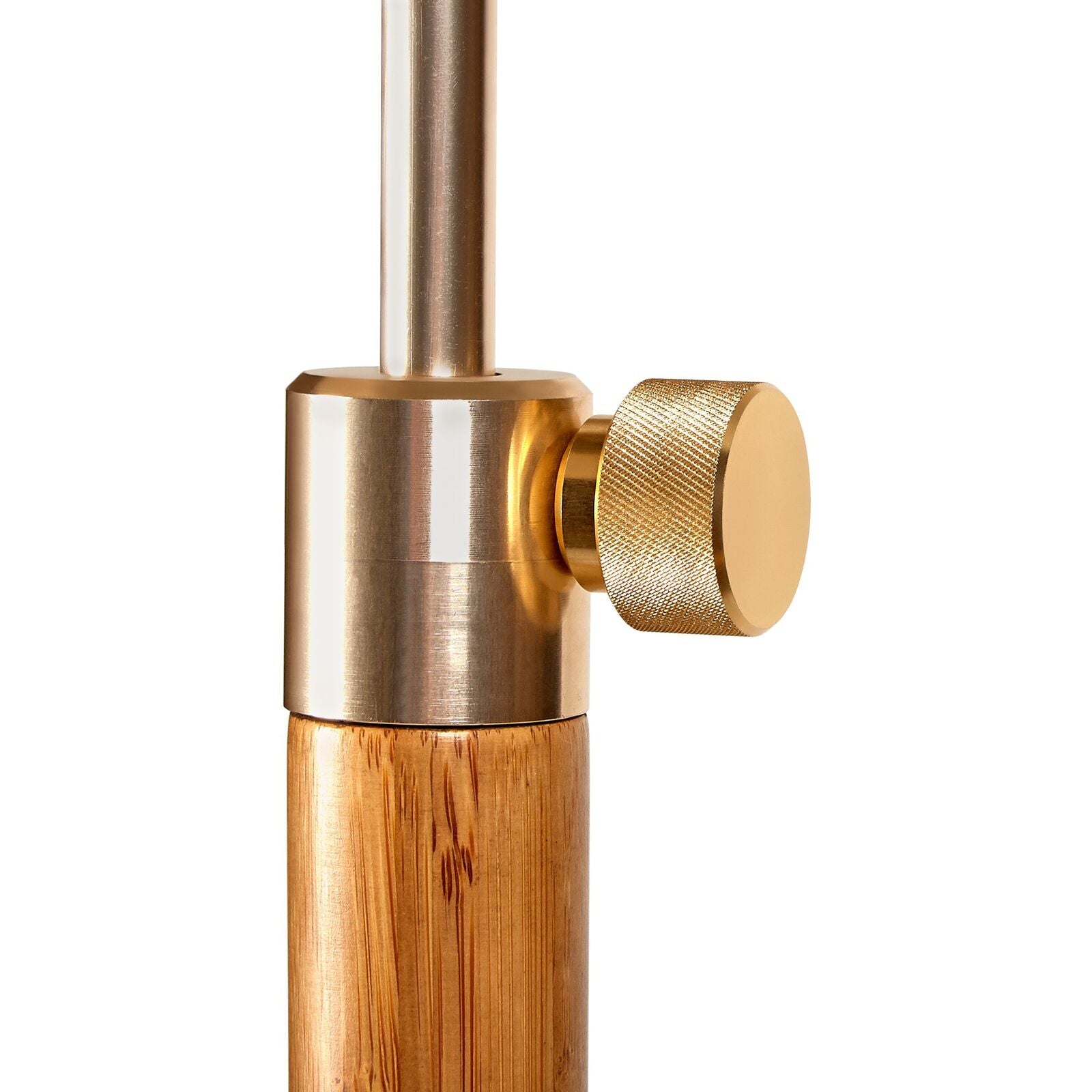 Adjustable Bamboo Tripod Floor Lamp – Stylish & Eco-Friendly Lighting.