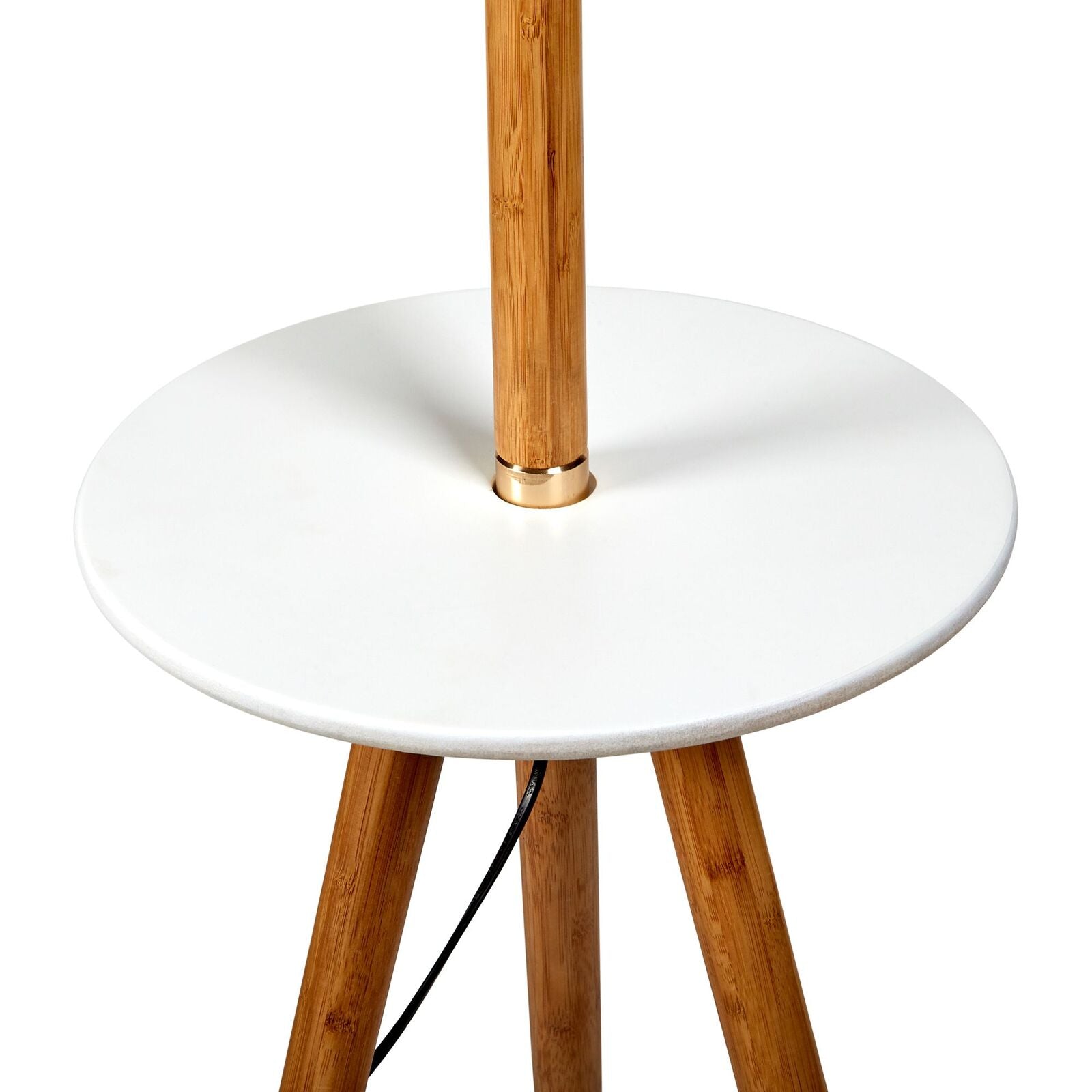 Adjustable Bamboo Tripod Floor Lamp – Stylish & Eco-Friendly Lighting.