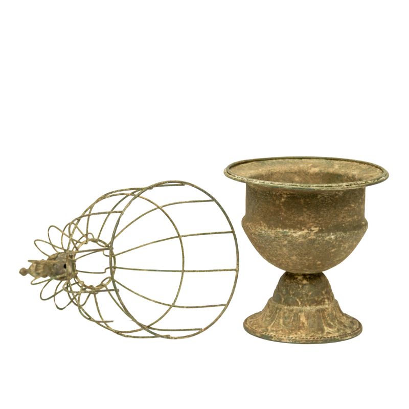 Vintage Style Elaborate Tall Cloche 66cm.