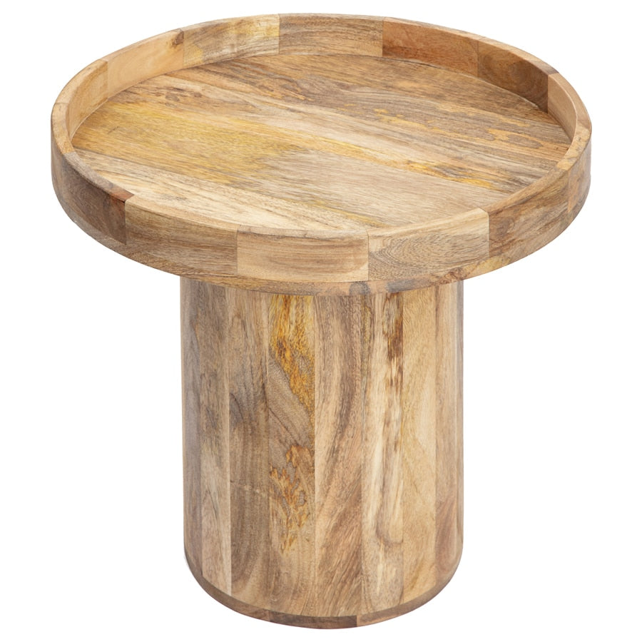 Tropea Mango Wood Side Table 50cm.