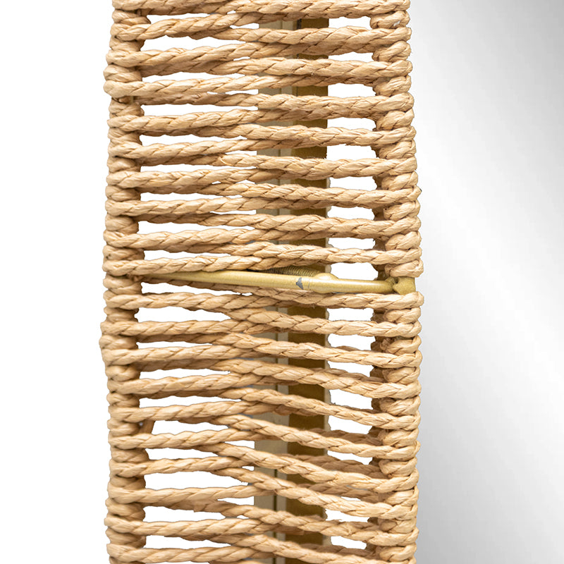 Hamptons Oval Weave Mirror