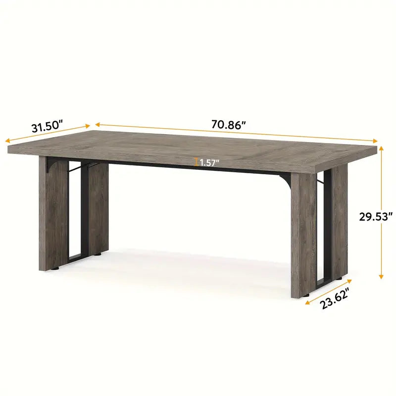 The Miranda Rustic Rectangular Dining Table