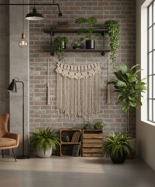 Handmade Tassel Wall Tapestry The Nest Trading Company