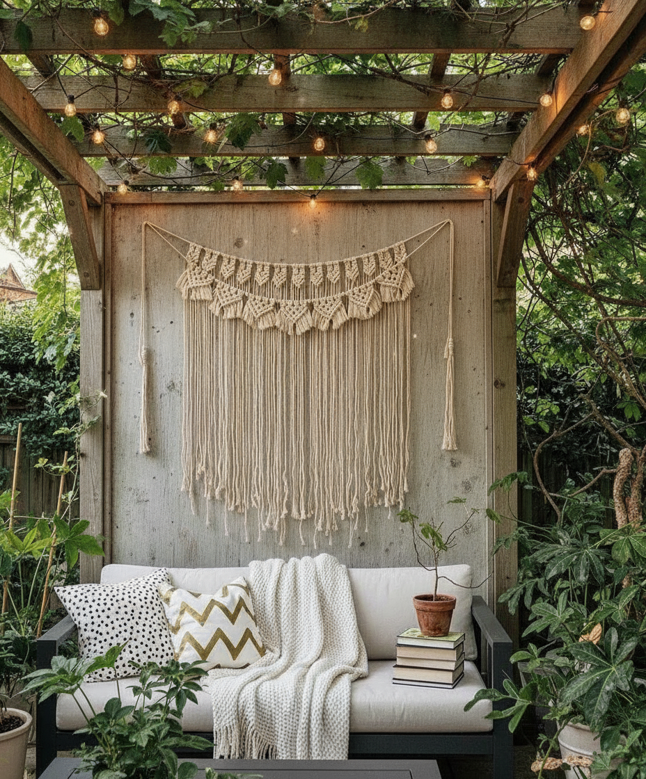 Handmade Tassel Wall Tapestry The Nest Trading Company