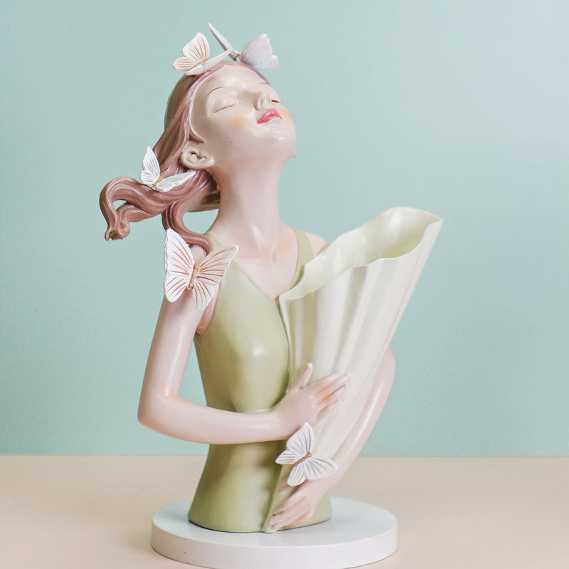 Butterfly Girl Flowerpot