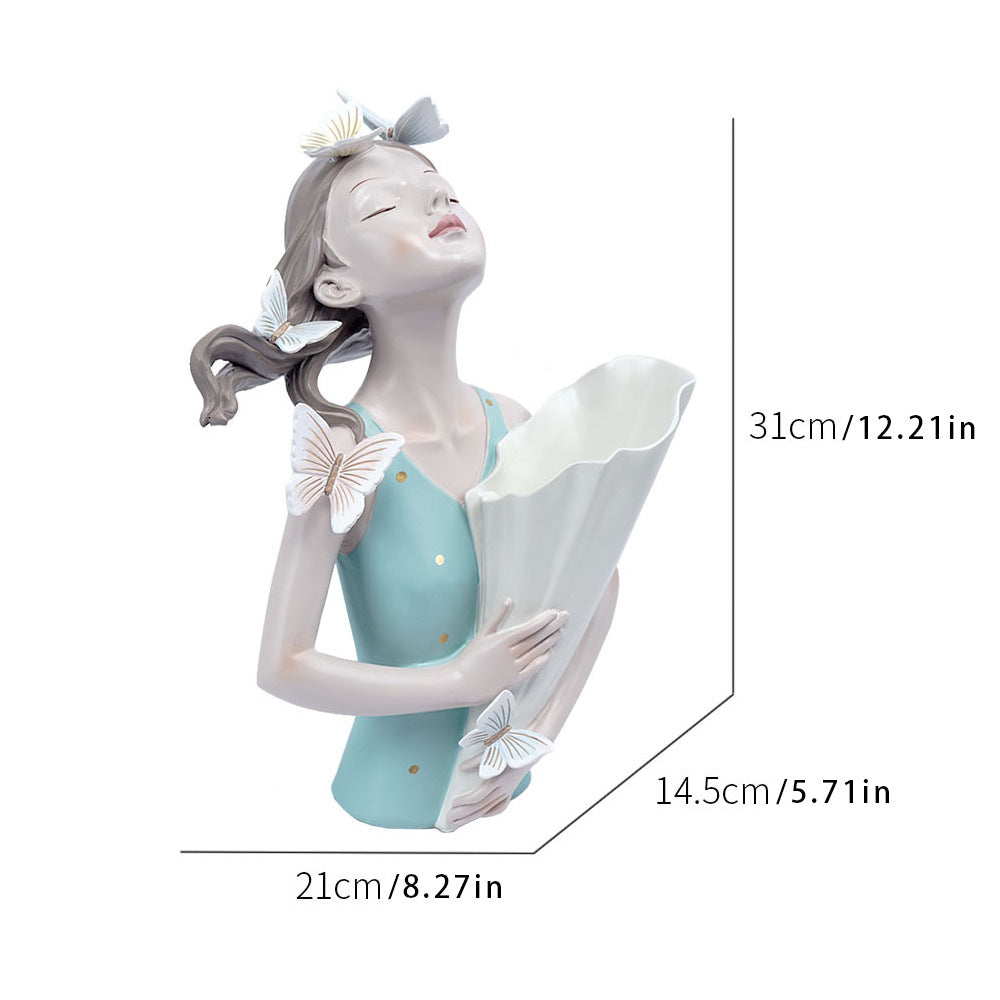 Butterfly Girl Flowerpot