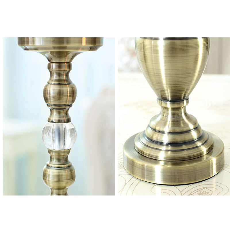 Vintage Duo Set Of Metal Candle Holders - The Nest Trading Company