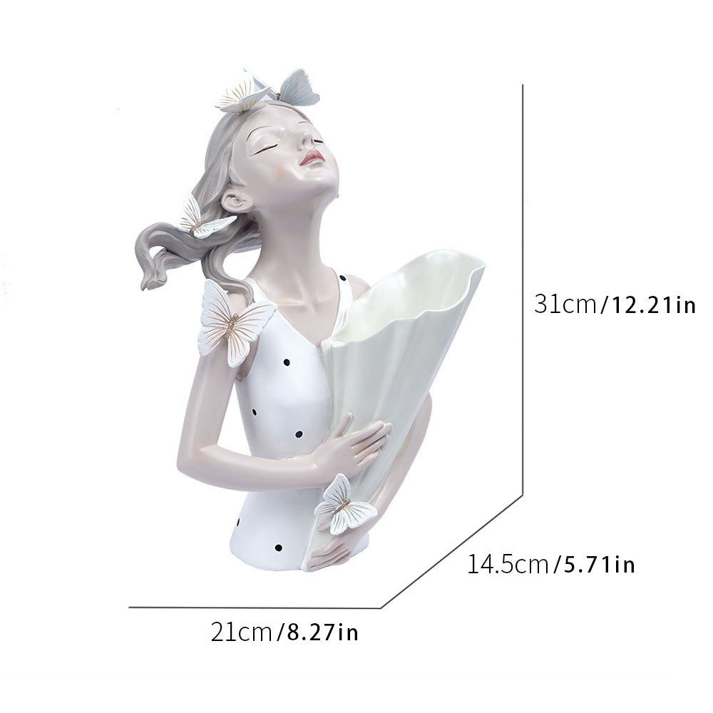 Butterfly Girl Flowerpot