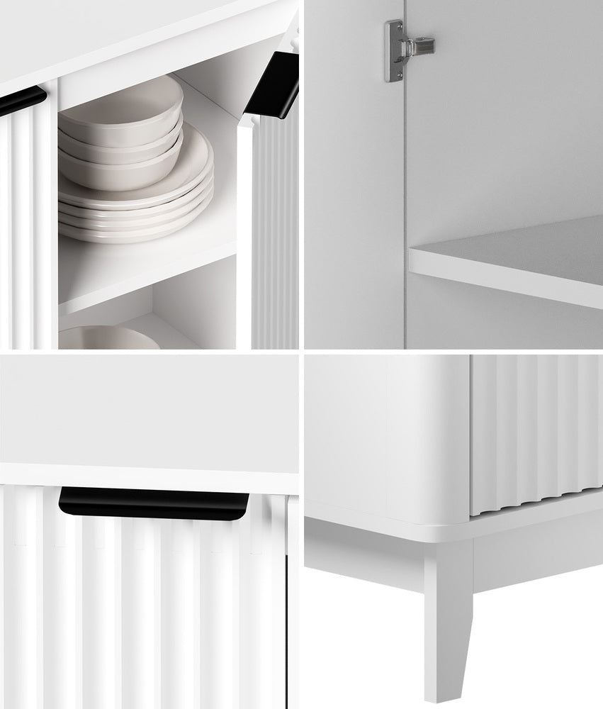 Elegant White Storage Sideboard The Nest Trading Company