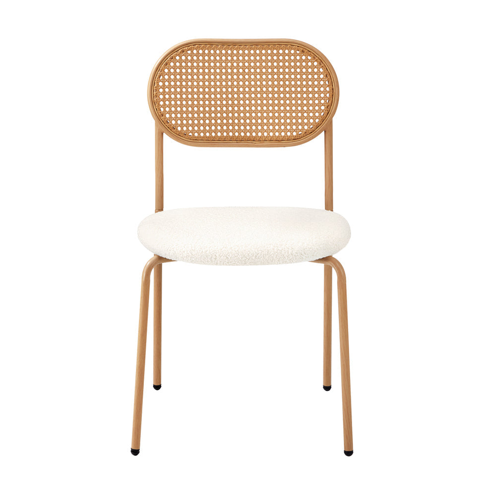 Set of 4 Elegant Sherpa Dining Chairs The Nest Trading Company