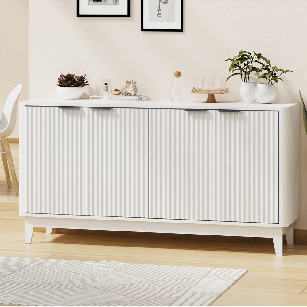 Elegant White Storage Sideboard The Nest Trading Company
