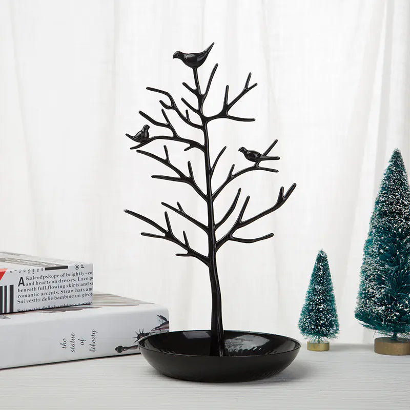 Metal Jewellery Bird Stand