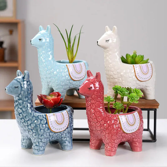 Alpaca Succulent Pot