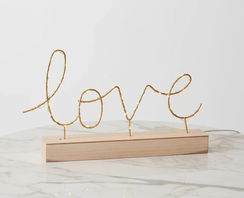 Iron Letter Lamp - Creative Nordic Style Decor Piece - The Nest Trading Company