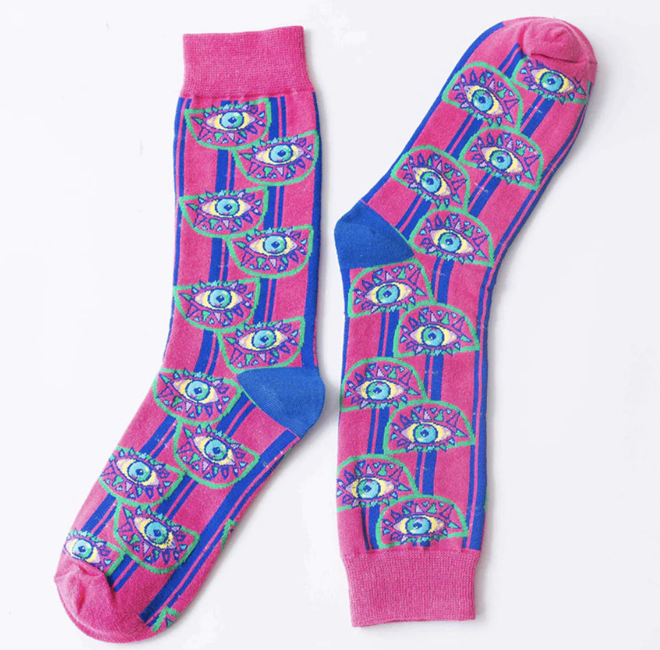 Personality Graffiti Illustration Socks for All Zendrop